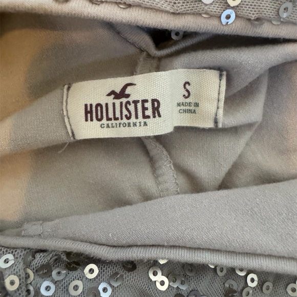 Hollister Gold Sequin Sheath Cocktail Party or Night Out Dress Size Small - Picture 8 of 9